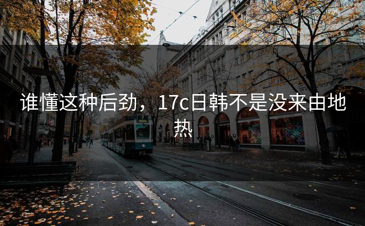 谁懂这种后劲，17c日韩不是没来由地热